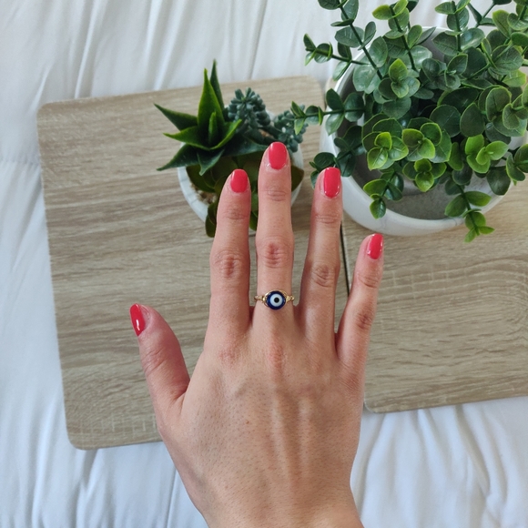 EVIL EYE RING - Picture 1 of 7